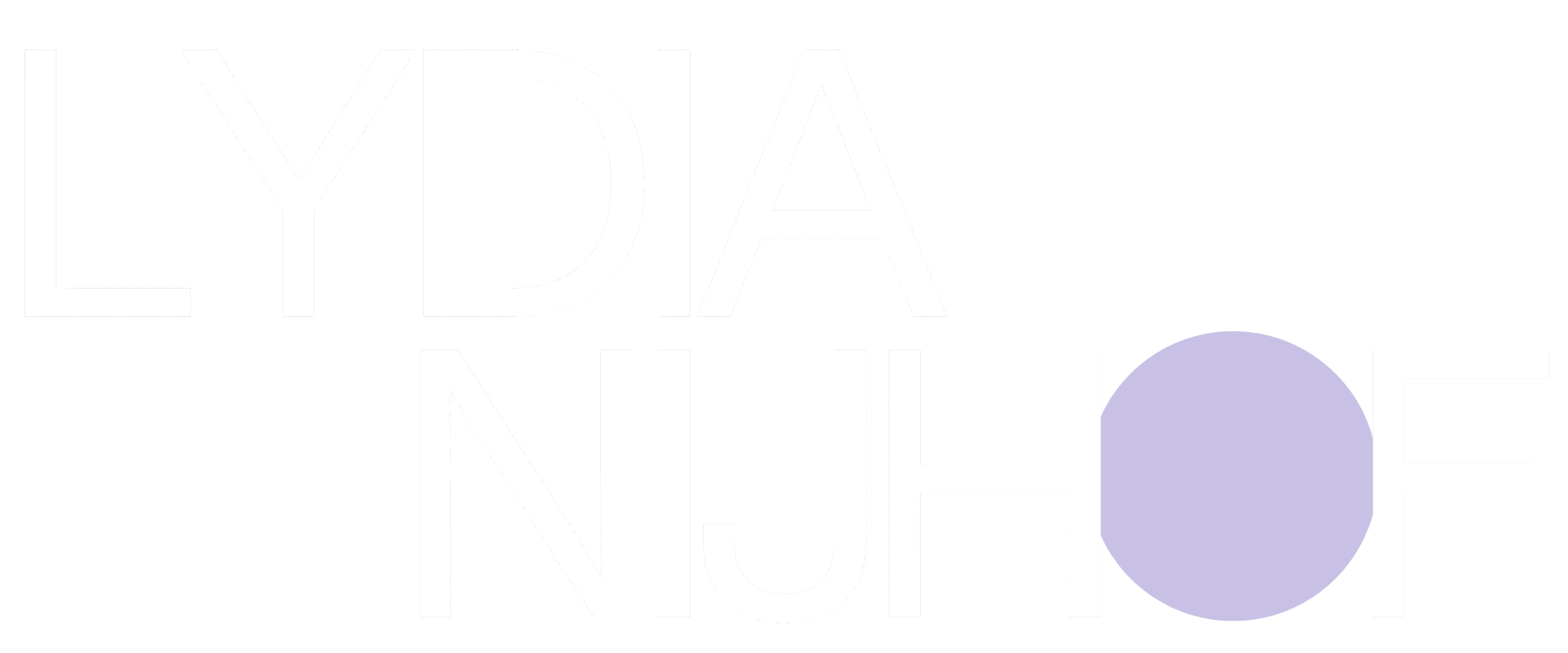 LogoLydiaNijhof - wit paars